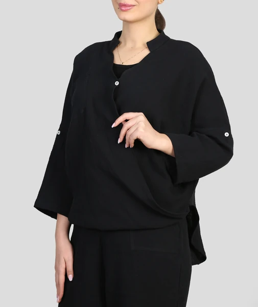 شومیز زنانه تاتینا - مشکی